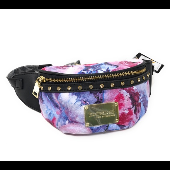 NWT Floral Fanny Pack Flower Body Bag - Picture 3 of 7
